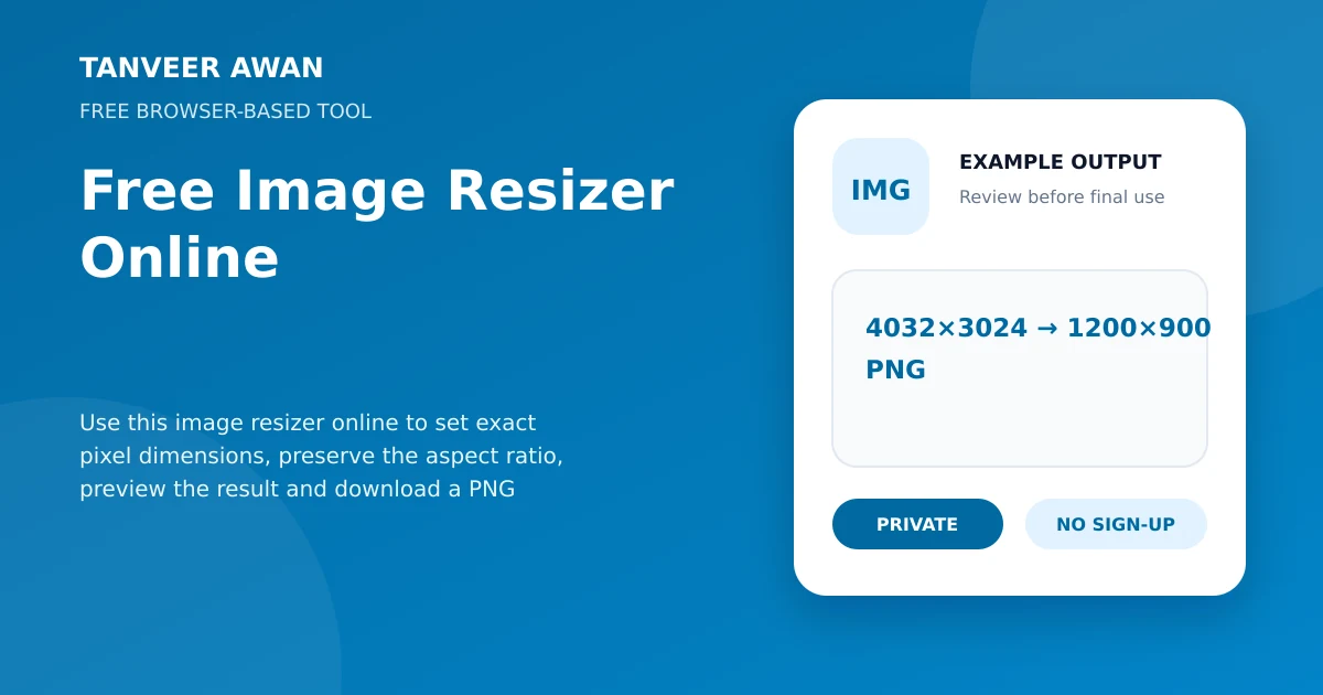 Image Resizer example output visual: 4032×3024 → 1200×900 PNG
