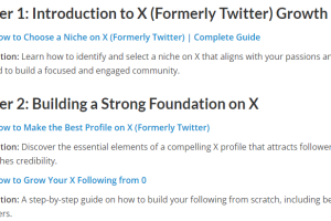 Twitter X Growth Course Complete Guide