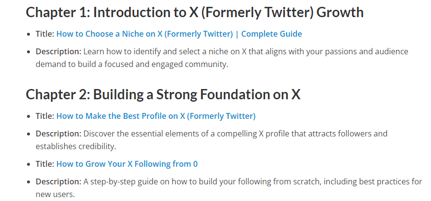 Twitter X Growth Course Complete Guide